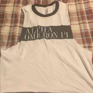 Alpha omicron pi muscle tank